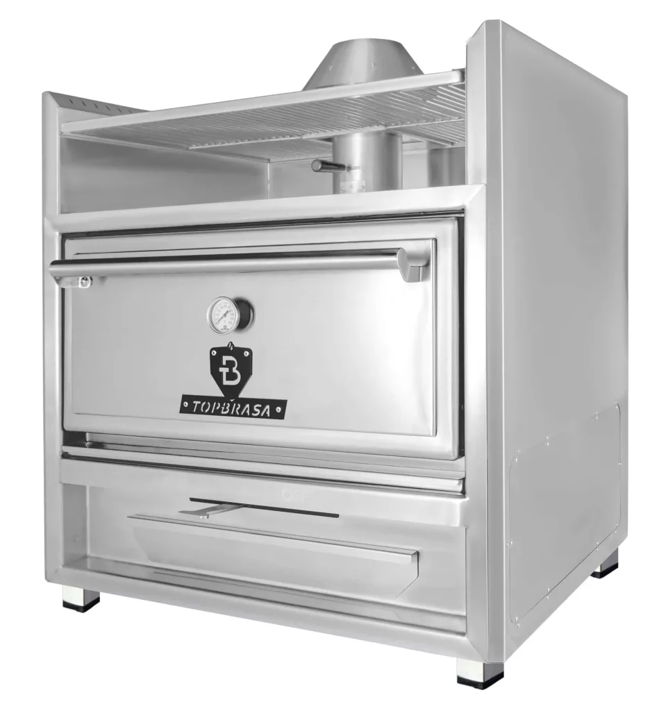 TopBrasa Horno Brasa Prodesional B120 Sobremesa Inox