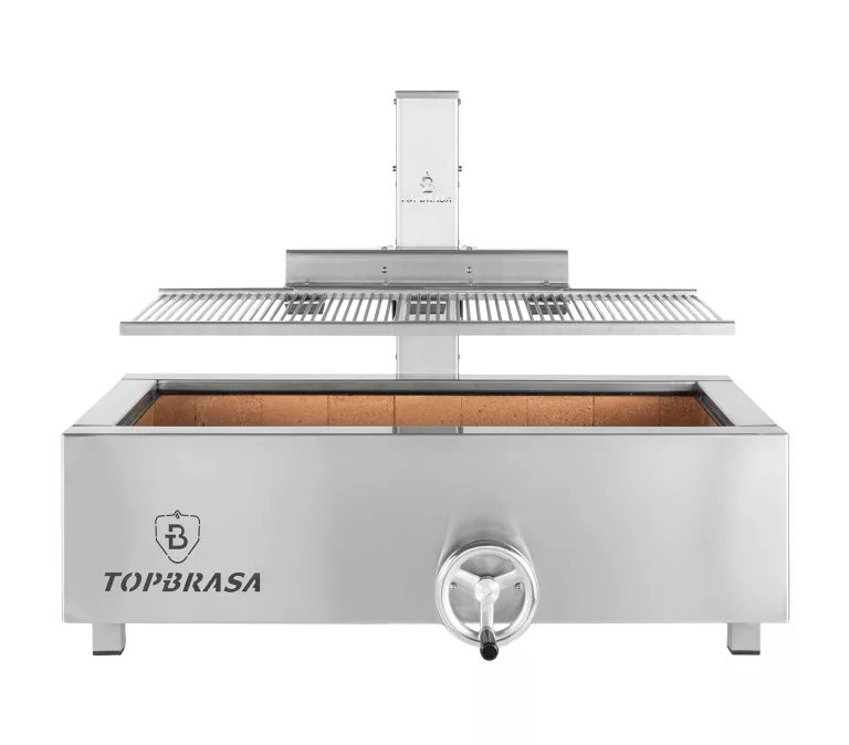 Barbecue réglable en hauteur BQ100 de comptoir, inox